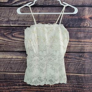 White No Boundaries sequin top Juniors S 3/5